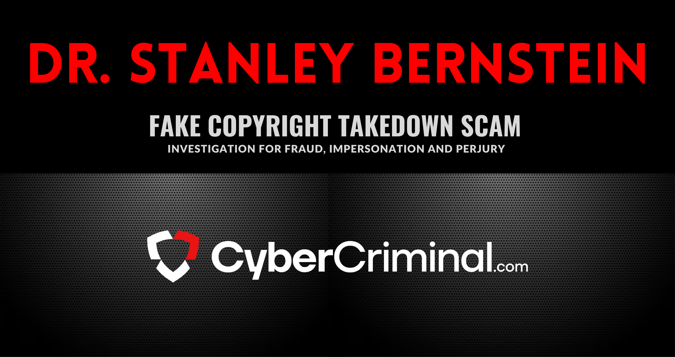 Dr. Stanley Bernstein